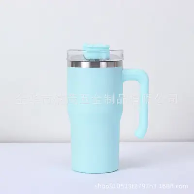Vakuum-Isolierbecher aus 304 Edelstahl, 590 ml, Macaron - 7