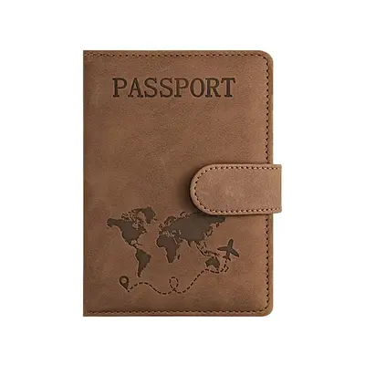 Sınır ötesi popüler deri kılıf pasaport tutucu hazır PU deri RFID pasaport çantası çok fonksiyonlu SIM kart belge çantası