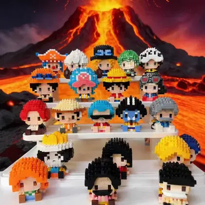 Lego Compatible One Piece Pirate Ship Anime Character Figure Building Set - 7
