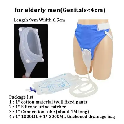 Silicone Urinal with Leak-Proof Collection Bag for Men and Women