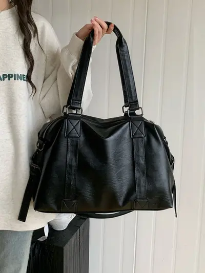 Fashionable, cool, portable travel bag for women 2026 new Korean style everyday tote bag large capacity crossbody bag luggage bag