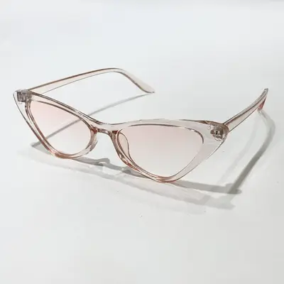Damen-Cat-Eye-Sonnenbrille im Retro-Dreieck-Stil - 8