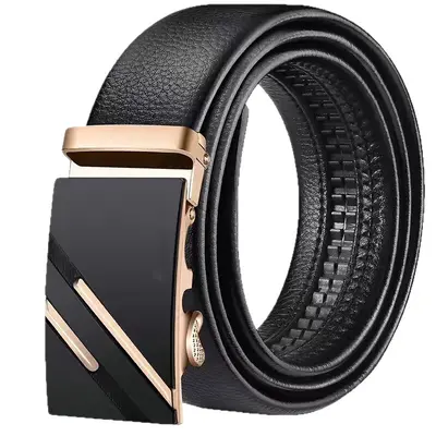 Erkek otomatik tokalı deri kemer moda klasik çok yönlü moda pantolon kemeri popüler toptan dropshipping - 6