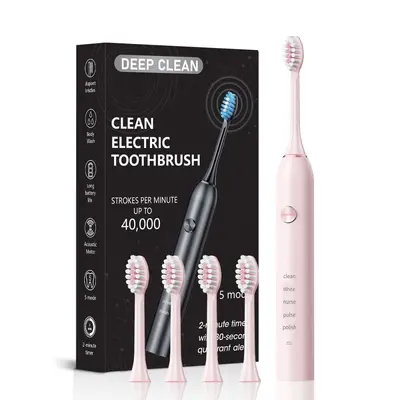 5-Speed Magnetic Levitation Electric Toothbrush, Waterproof