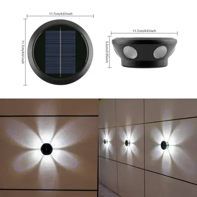Solar Outdoor Wall Light, Wall Washer Lighting - 11
