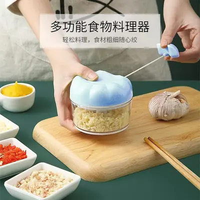 Home type garlic press manual crusher kitchen garlic mincer mini kitchen processor garlic grinder - 3