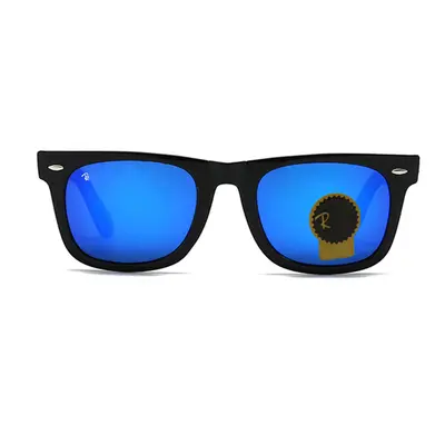 Glass Lens Square Frame Sunglasses Model 2140 - 9