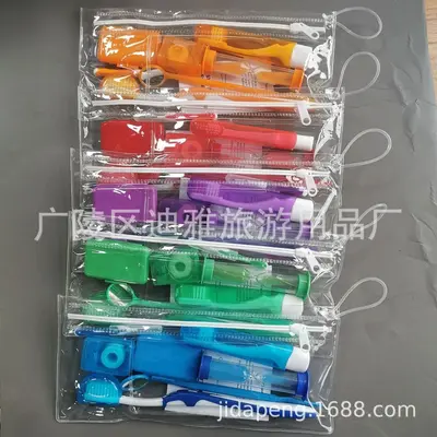 Zahnspangen-Pflege-Set, weiches Zahnbürste, Wachs, Retrakteur - 3