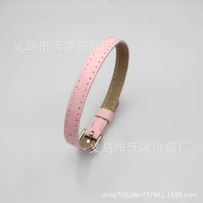 8 MM Kunstleder Armband PU Leder Armband DIY personalisiertes Handgelenkband Armband tragbarer Buchstabe Öltropfen Schmuck Zubehör - 12