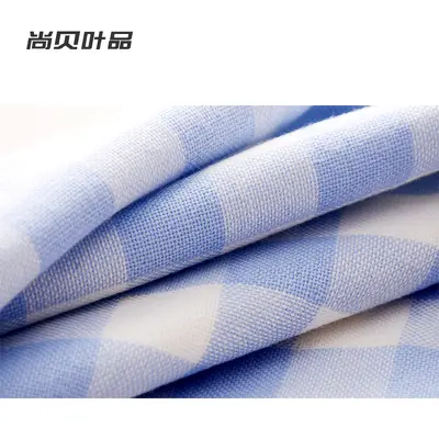 Gaoyang pure cotton checkered towel set, adult