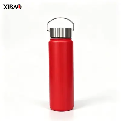 Vacuum Stainless Steel Sports Water Bottle 304 Wide Mouth - 10