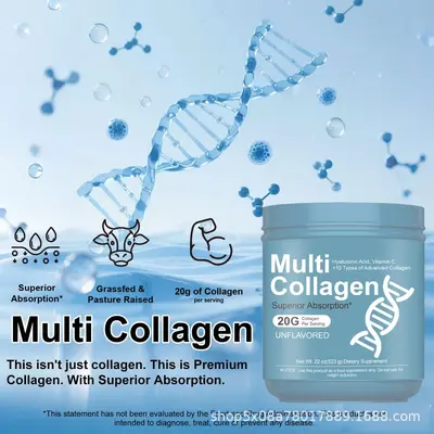 Kolajen Protein Tozu, Organik, Yüksek Protein, Gıda Sınıfı
