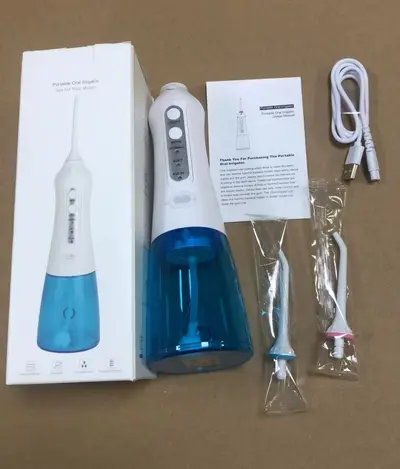 跨境新款便携式家用电动冲牙器洗牙器牙齿清洁器口腔护理护龈 - 10