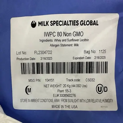 Konsantre peynir altı suyu proteini tozu wpc80 hammaddesi gıda sınıfı peynir altı suyu proteini tozu Amerikan MSG ısıya dayanıklı hazır tip - 4