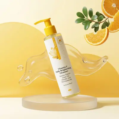 Vitamin C Brightening Face Cleanser, Lightweight Texture - 3