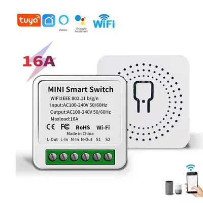 WiFi Bluetooth Çift Modlu Anahtar Tuya WiFi Anahtarı + RF433 Tuya Akıllı Anahtar. - 8