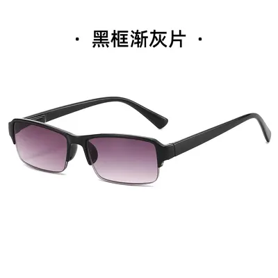 Half-Frame Spring-Leg Reading Glasses, Blue Light Filter, Model 0056 - 7