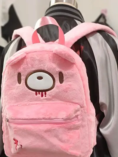 Violent Bear Cartoon Japanese-Style Cute Student Backpack Large Capacity Girls - 3