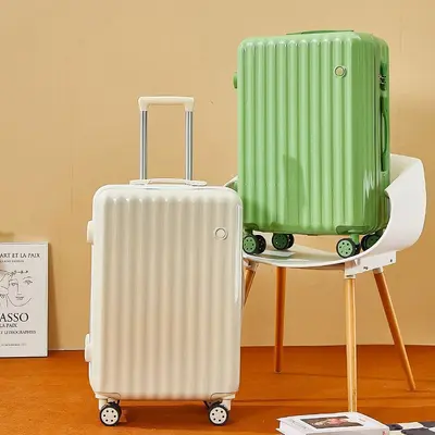 Korean Style Combination Lock Suitcase, 360° Wheels, Large Capacity - 4
