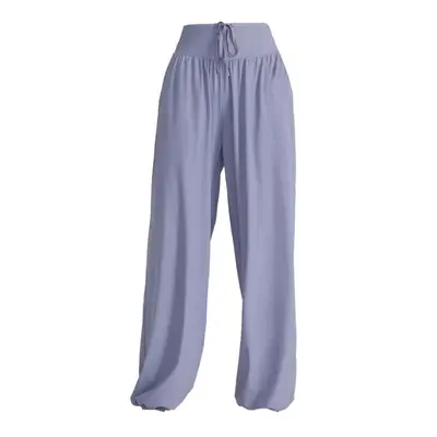 Gevşek Kesim Hızlı Kuruyan Yoga Pantolonu, Büzgülü Paça, Fitness - 6