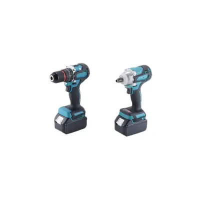 Electric tool set 4-piece drill, wrench, grinder and hammer - 6