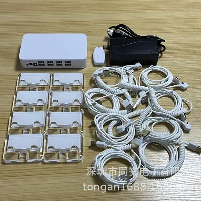 Desktop Phone Display Stand, Anti-Theft Alarm, with Charging Stand