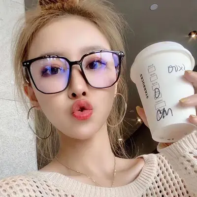 Anti-Blue Light Eyeglass Frame for Women and Men, Non-Prescription, JS04