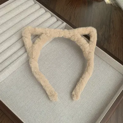 Cat Ear Hair Band for Women, Suitable for Face Washing and Travel - 12
