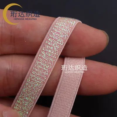 Elastic band, 0.6-1.0-2.0 cm, rainbow