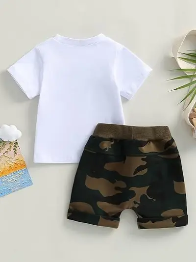 Zweiteiliges Sommer-Camouflage-Set MAMA'S BOY, Shorts A23483