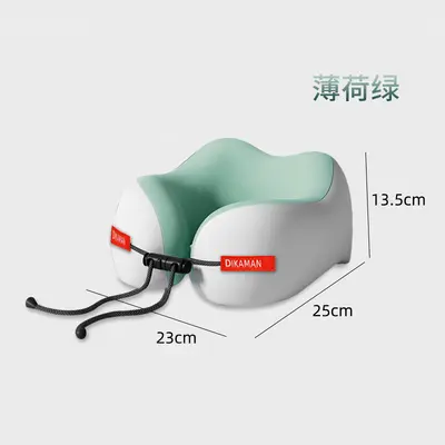 Factory Wholesale Cross-Border Memory Foam U-Shaped Pillow Portable Neck Support Pillow Travel Airplane Cervical Neck Rest Pillow Comfortable U-Shape Pillow