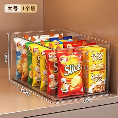 Transparent acrylic storage box, rectangular, large - 7
