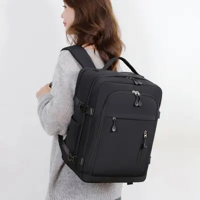 Neue 40*30*20 Handgepäcktasche, geeignet für kleine Flugzeugreisen, 24-Zoll-Reisetasche mit Nass- und Trockentrennung, Laptop-Rucksack für Damen