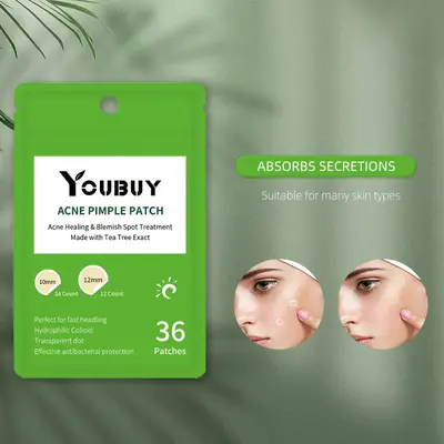 Youbuy acne patches, 36 pieces, day and night use - 1