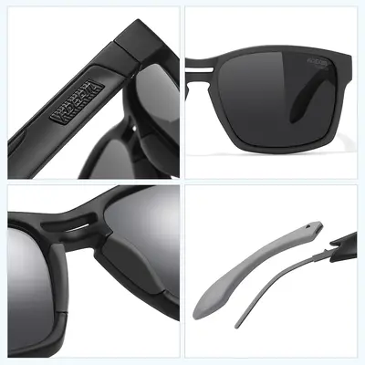 KDEAM Polarisierte Sonnenbrille TR90 Outdoor-Sportbrille UV-Schutz KD0736