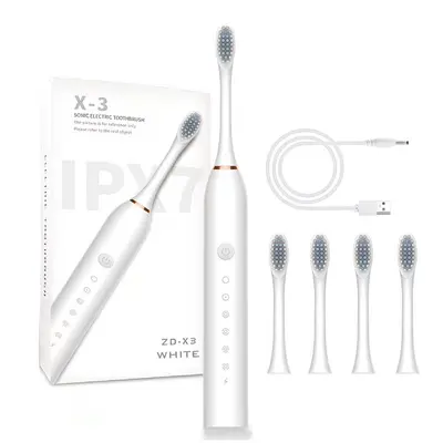 Adult Electric Toothbrush Gift Set, Soft Bristles, Rechargeable - 7