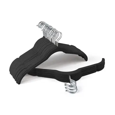 Women's Flocked Plastic Dress Hanger, Non-Slip and Seamless - 7