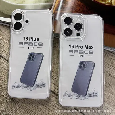 iPhone 16 PRO MAX şeffaf yumuşak kılıf 18 Apple 15 uzay temalı kılıf 11/12/13 cep telefonu kılıfı 17 için uygun