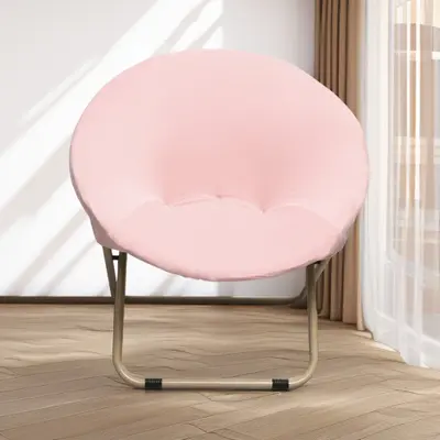 Einfarbiger hochelastischer Milchseide Lazy-Chair-Bezug Mondstuhl-Bezug Schlafsal-Stuhlbezug Büro-Mittagspause-Stuhlbezug