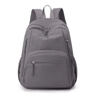Women's Solid Color Backpack, Lightweight, Korean Style, Commute and Travel - 9