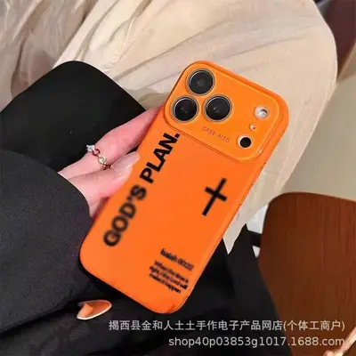 Черный чехол English для Apple 15 PROMAX iPhone 11/12/13/14/16 защитный чехол для телефона 78 cross-border