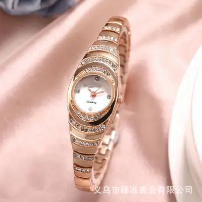 Women's quartz watch, fashion, stainless steel strap