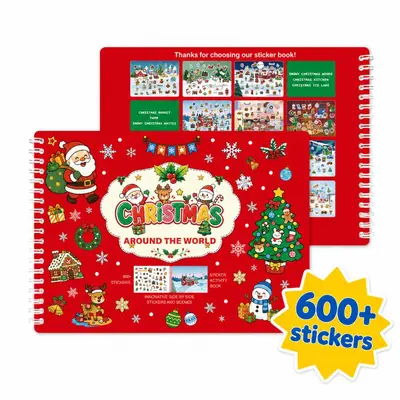 Princess Sticker Coloring Activity Book for Kids, 600 Stickers, Ages 3-8, CPC Certified - 10