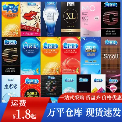 Mingliu Ultra-Thin Lubricated Dotted Ribbed Condom 002
