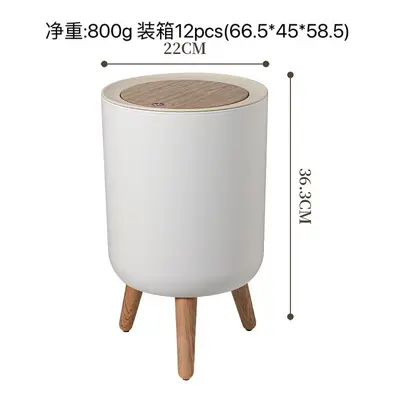 Luxury Home Trash Bin with Printed Lid for Living Room - 7