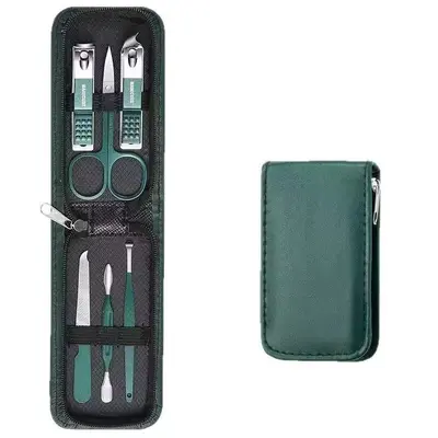 Nagelschere Set 6-teilig mit deutschem Standard, tragbar, Heimgebrauch, Nagelpflegeset, Universal-Schönheitswerkzeuge für Männer und Frauen, Cross-Border-Modell