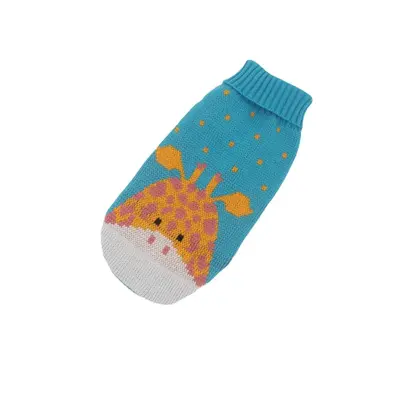 Round Neck Pet Sweater for Dogs and Cats, Autumn and Winter Clothing