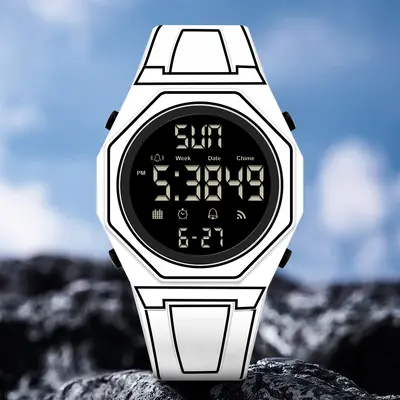 手表男士高级感防水女表东南亚中东爆款塑胶男款石英手表