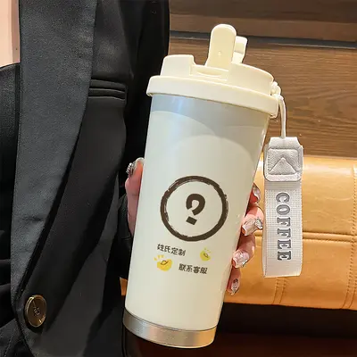 百家姓保温杯316送礼品情侣新款高颜值咖啡杯男女水杯不锈钢 - 7