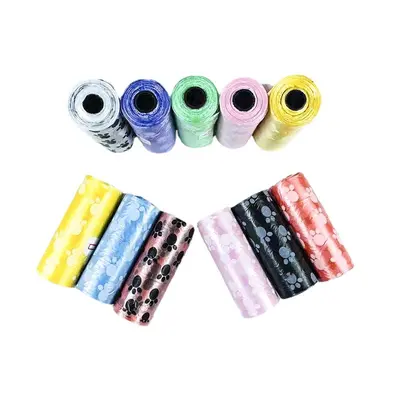 Pet Waste Bags with Tear-Off Perforation for Cats and Dogs